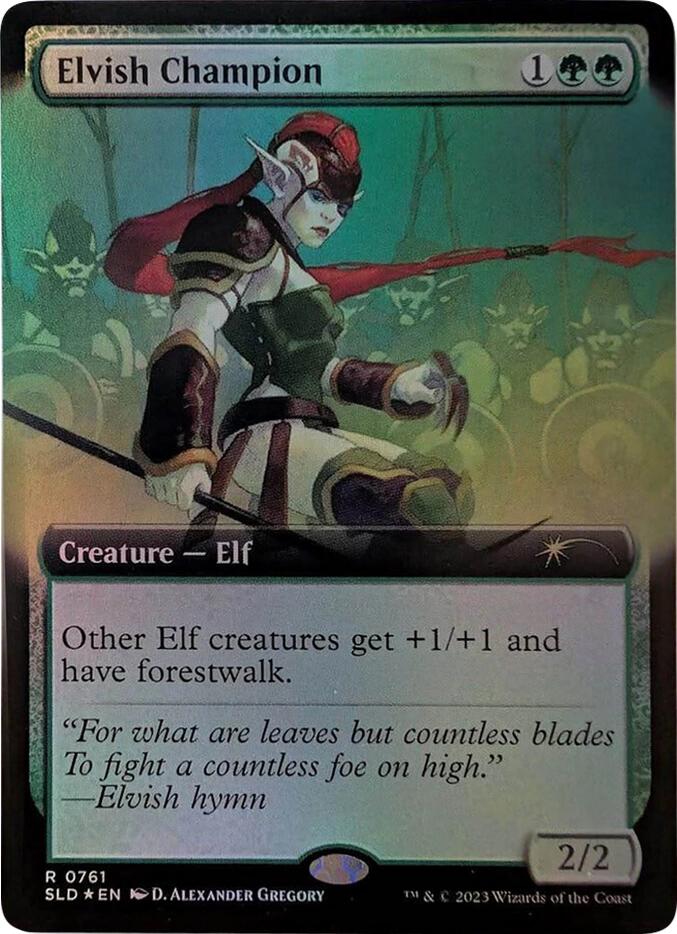 Elvish Champion (Extended Art) [Secret Lair Drop Series] | GnG Games