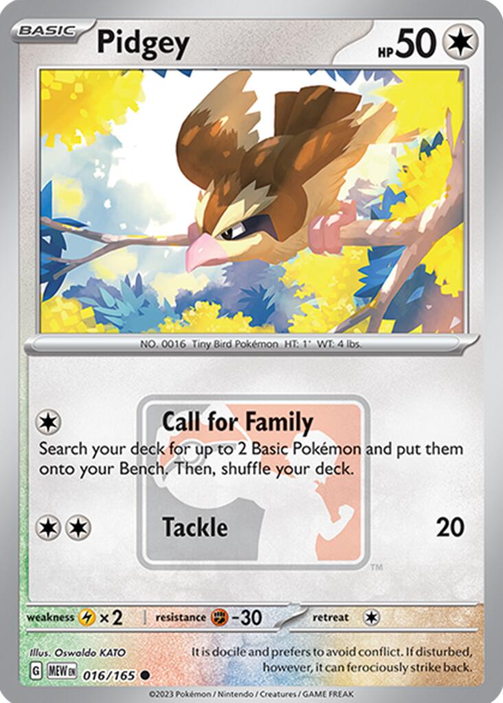 Pidgey (016/165) [League & Championship Cards] | GnG Games