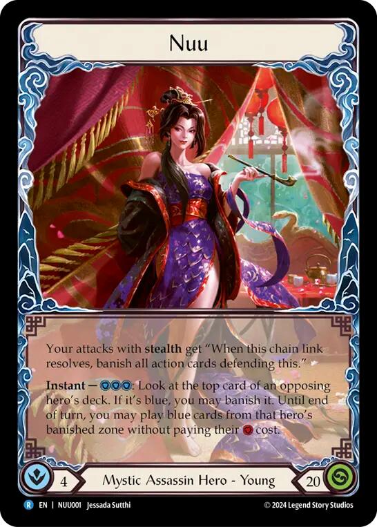 Nuu, Alluring Desire [NUU001] (Part the Mistveil Nuu Blitz Deck)  Rainbow Foil | GnG Games