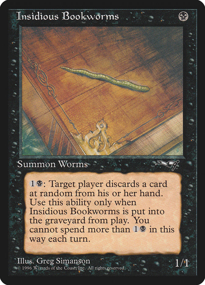 Insidious Bookworms (Single Worm) [Alliances] | GnG Games