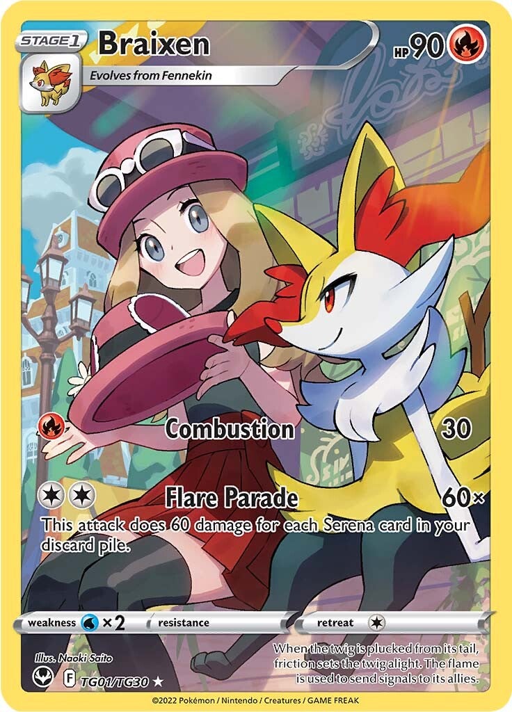 Braixen (TG01/TG30) [Sword & Shield: Silver Tempest] | GnG Games