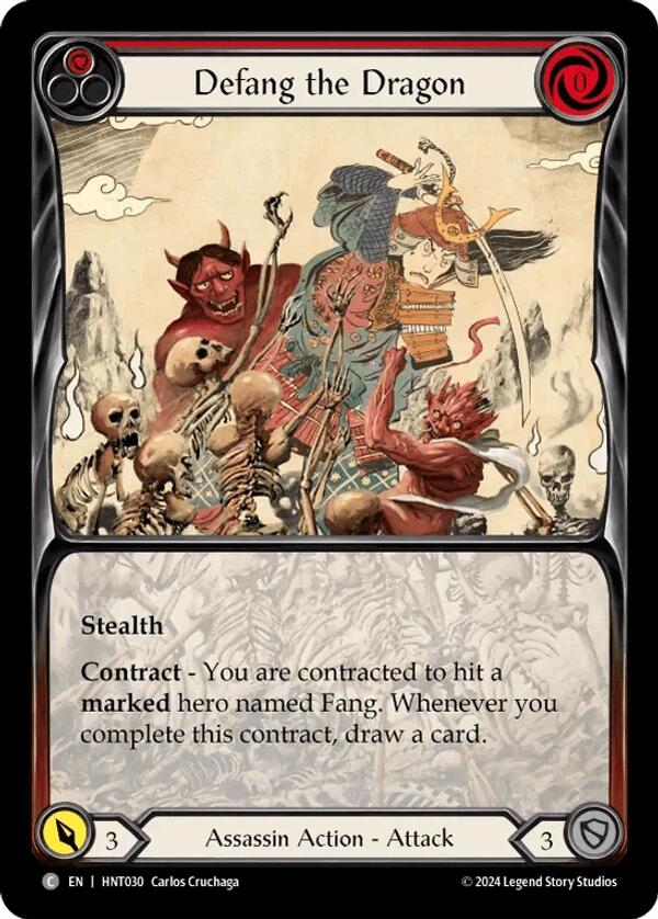 Defang the Dragon [HNT030] (The Hunted)  Rainbow Foil | GnG Games