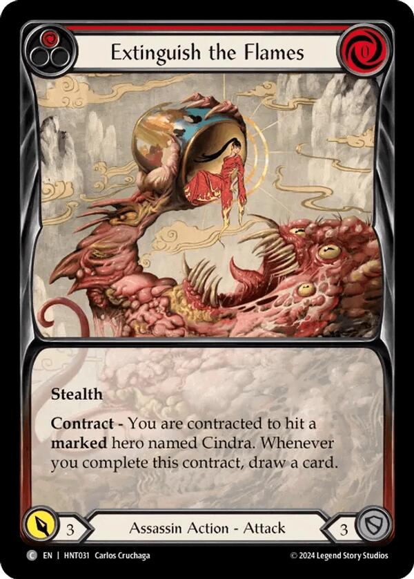 Extinguish the Flames [HNT031] (The Hunted)  Rainbow Foil | GnG Games