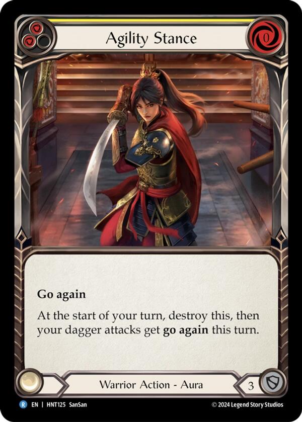 Agility Stance [HNT125] (The Hunted)  Rainbow Foil | GnG Games