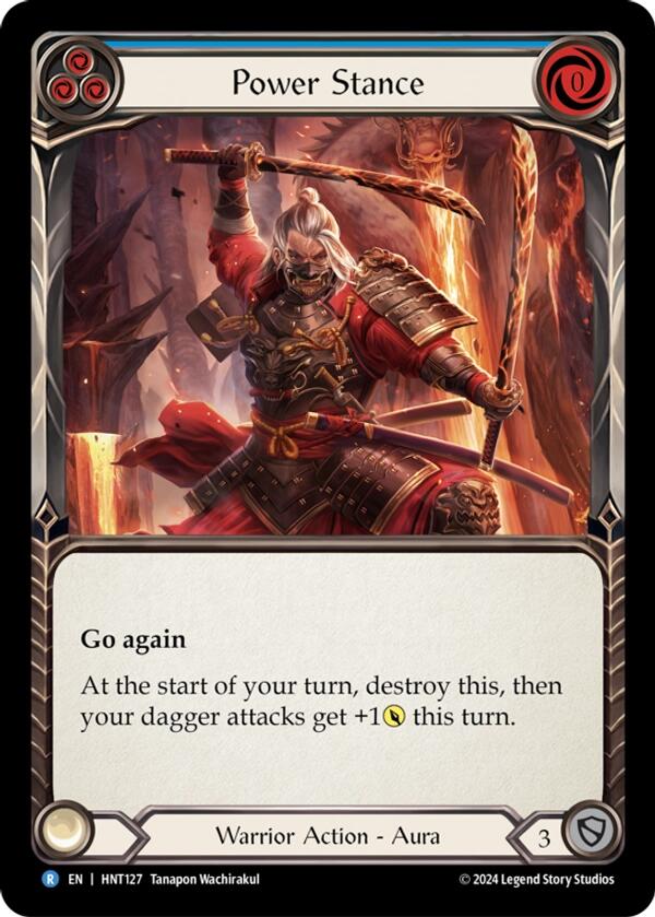Power Stance [HNT127] (The Hunted)  Rainbow Foil | GnG Games