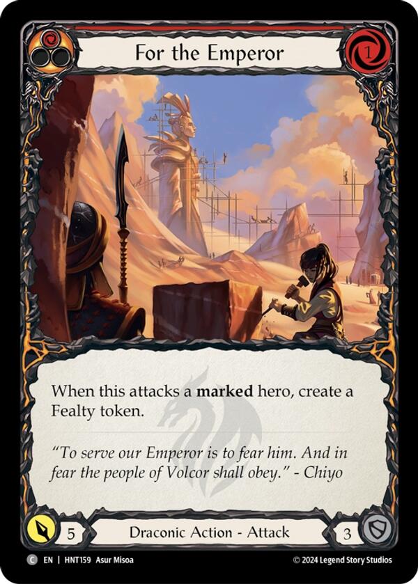 For the Emperor [HNT159] (The Hunted)  Rainbow Foil | GnG Games