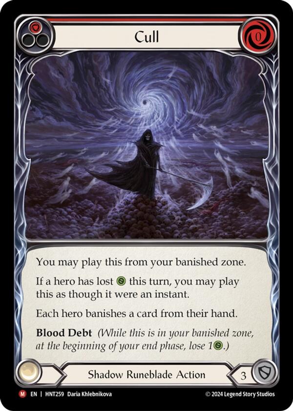 Cull [HNT259] (The Hunted)  Rainbow Foil | GnG Games