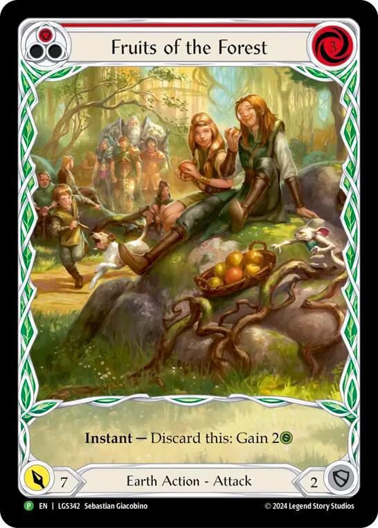Fruits of the Forest (Red) [LGS342] (Promo)  Rainbow Foil | GnG Games