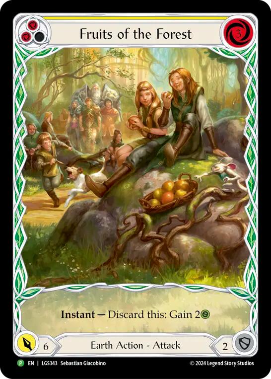 Fruits of the Forest (Yellow) [LGS343] (Promo)  Rainbow Foil | GnG Games