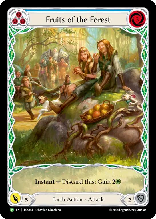 Fruits of the Forest (Blue) [LGS344] (Promo)  Rainbow Foil | GnG Games