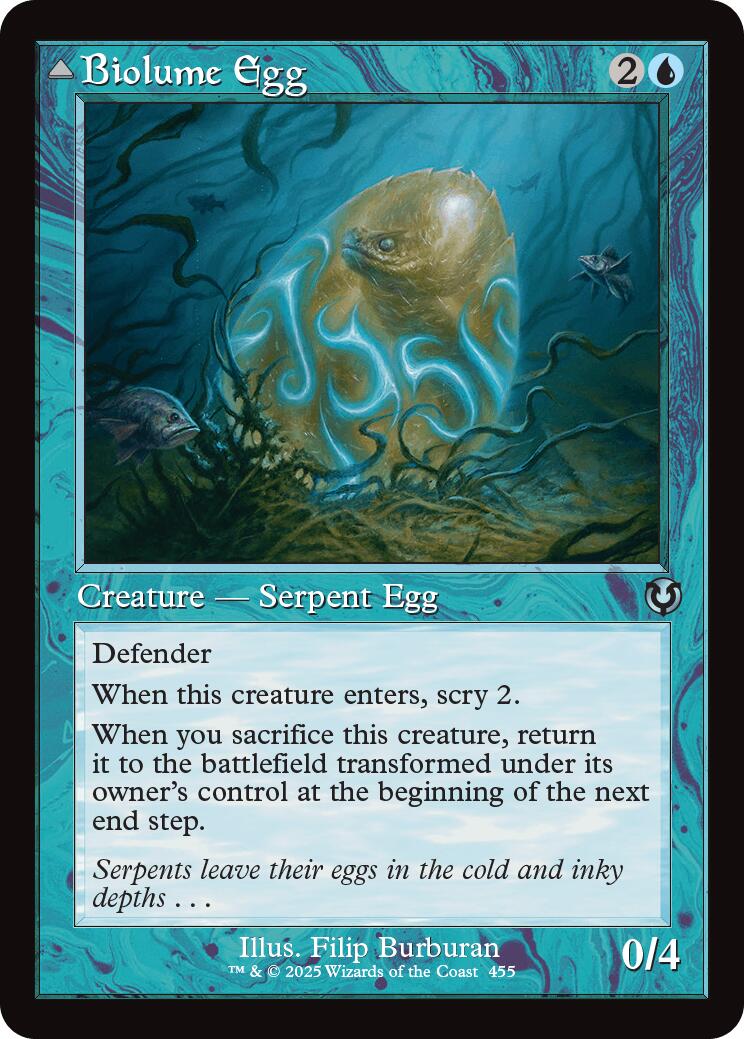 Biolume Egg // Biolume Serpent (Retro Frame) [Innistrad Remastered] | GnG Games