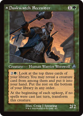 Duskwatch Recruiter // Krallenhorde Howler (Retro Frame) [Innistrad Remastered] | GnG Games