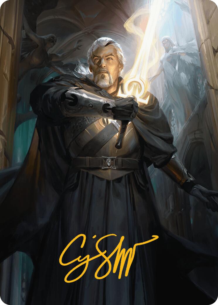 Odric, Lunarch Marshal Art Card (Gold-Stamped Signature) [Innistrad Remastered Art Series] | GnG Games