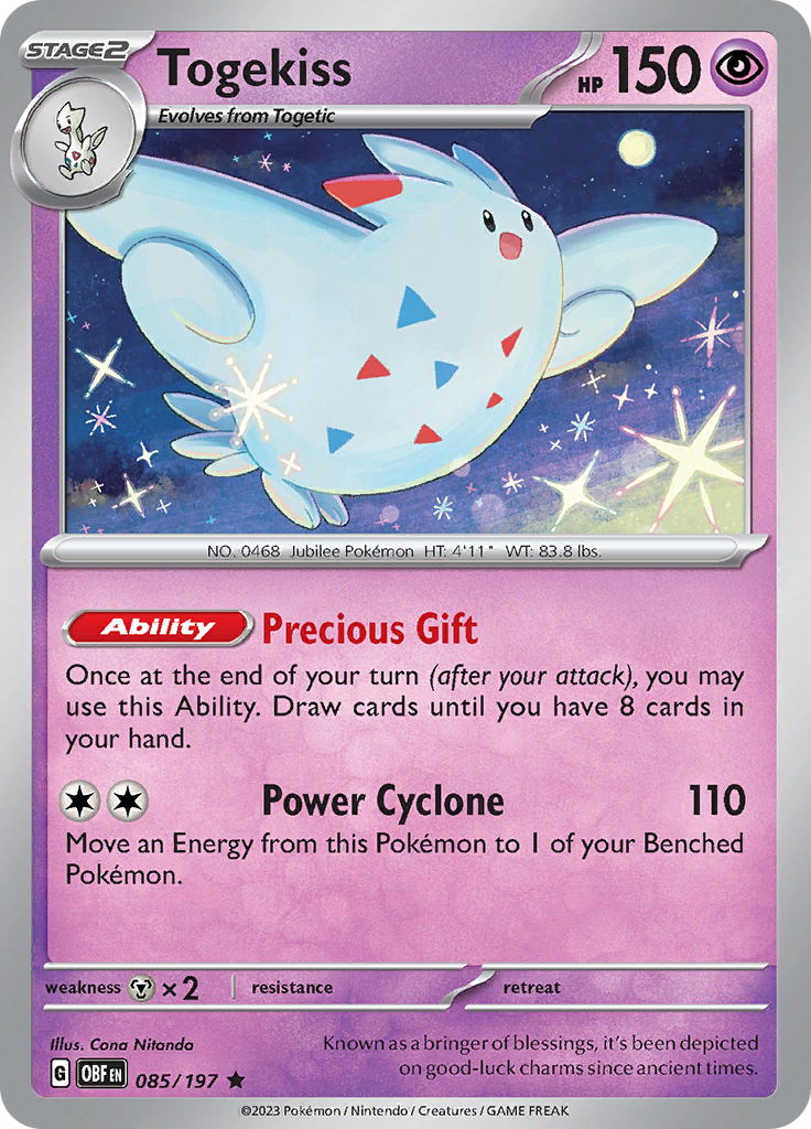 Togekiss (085/197) [Scarlet & Violet: Obsidian Flames] | GnG Games