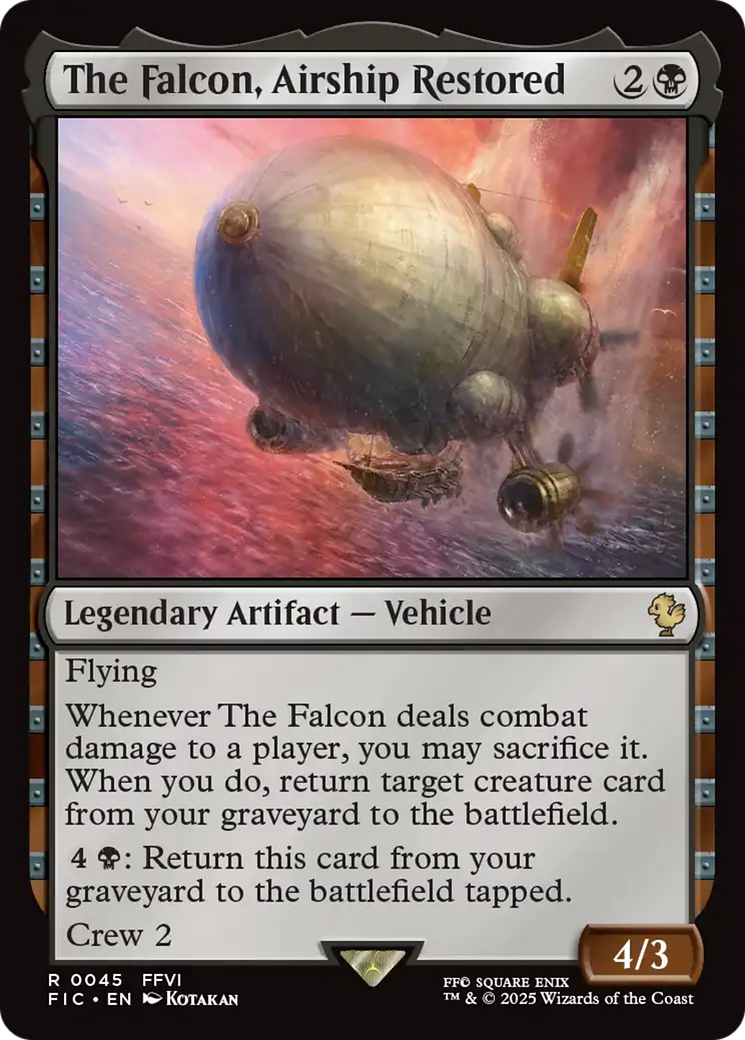 The Falcon, Airship Restored [FINAL FANTASY Commander] | GnG Games