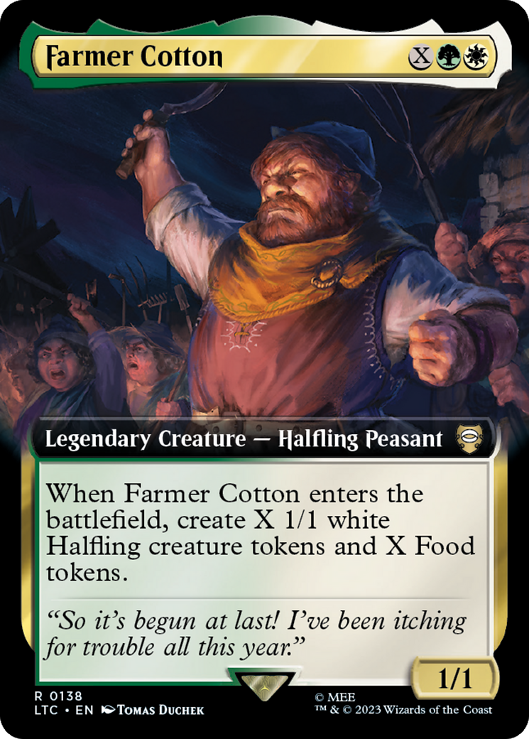 Farmer Cotton (Extended Art) [The Lord of the Rings: Tales of Middle-Earth Commander] | GnG Games