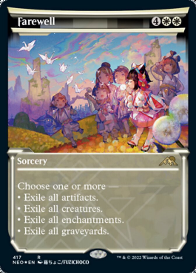 Farewell (Showcase) (Foil Etched) [Kamigawa: Neon Dynasty] | GnG Games
