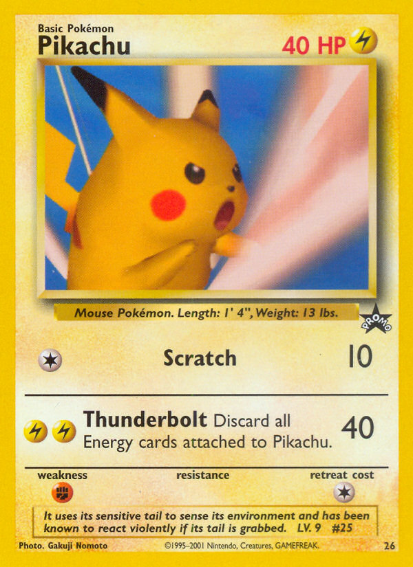 Pikachu (26) [Wizards of the Coast: Black Star Promos] | GnG Games