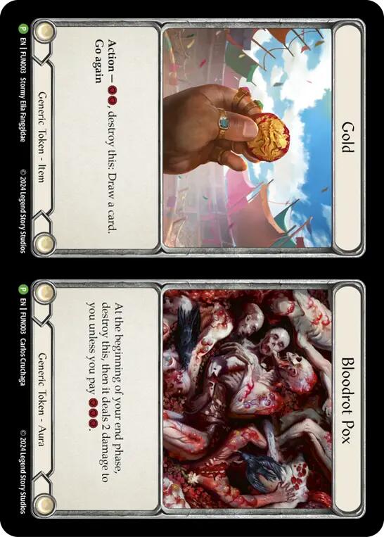 Cracker Bauble // Gold and Bloodrot Pox [LGS360-FUN003] (Promo) | GnG Games