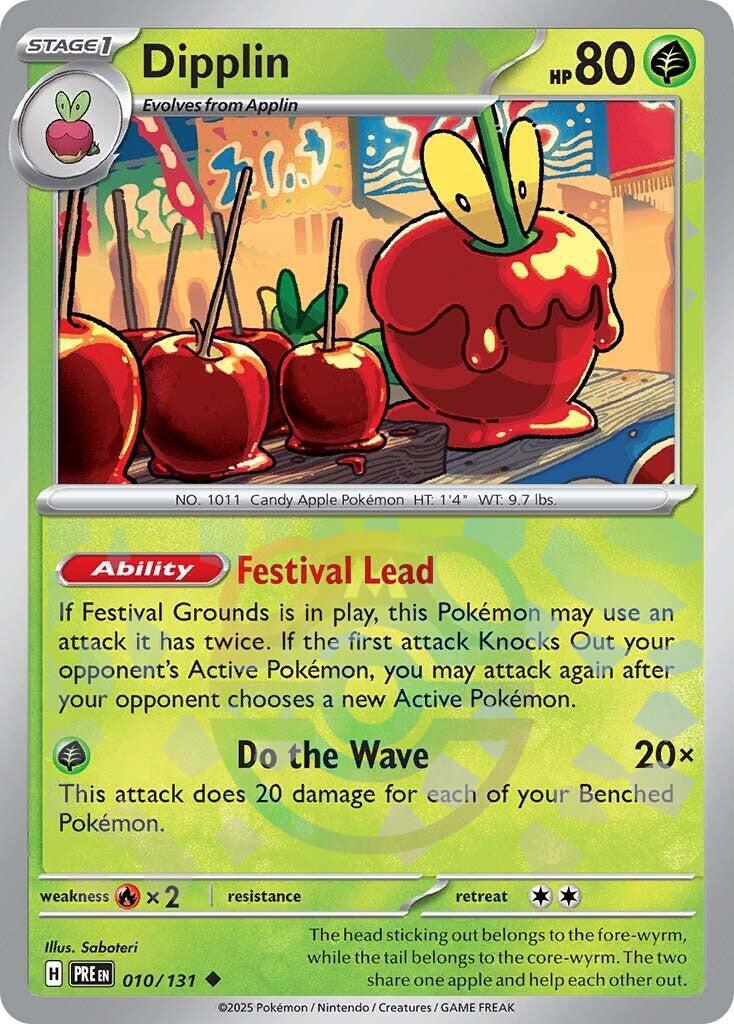 Dipplin (010/131) (Master Ball Pattern) [Scarlet & Violet: Prismatic Evolutions] | GnG Games