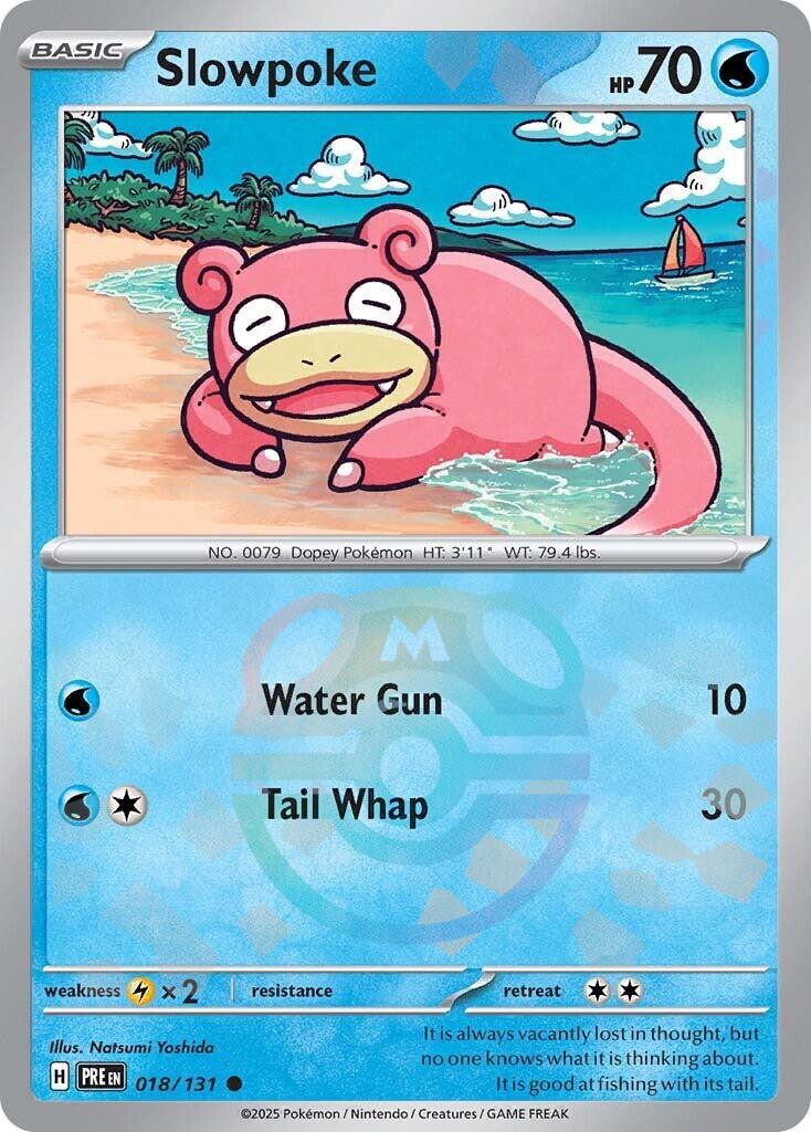 Slowpoke (018/131) (Master Ball Pattern) [Scarlet & Violet: Prismatic Evolutions] | GnG Games