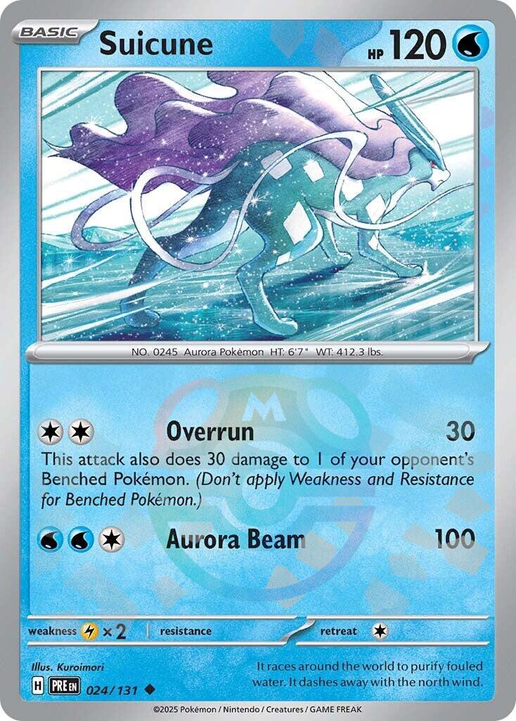 Suicune (024/131) (Master Ball Pattern) [Scarlet & Violet: Prismatic Evolutions] | GnG Games