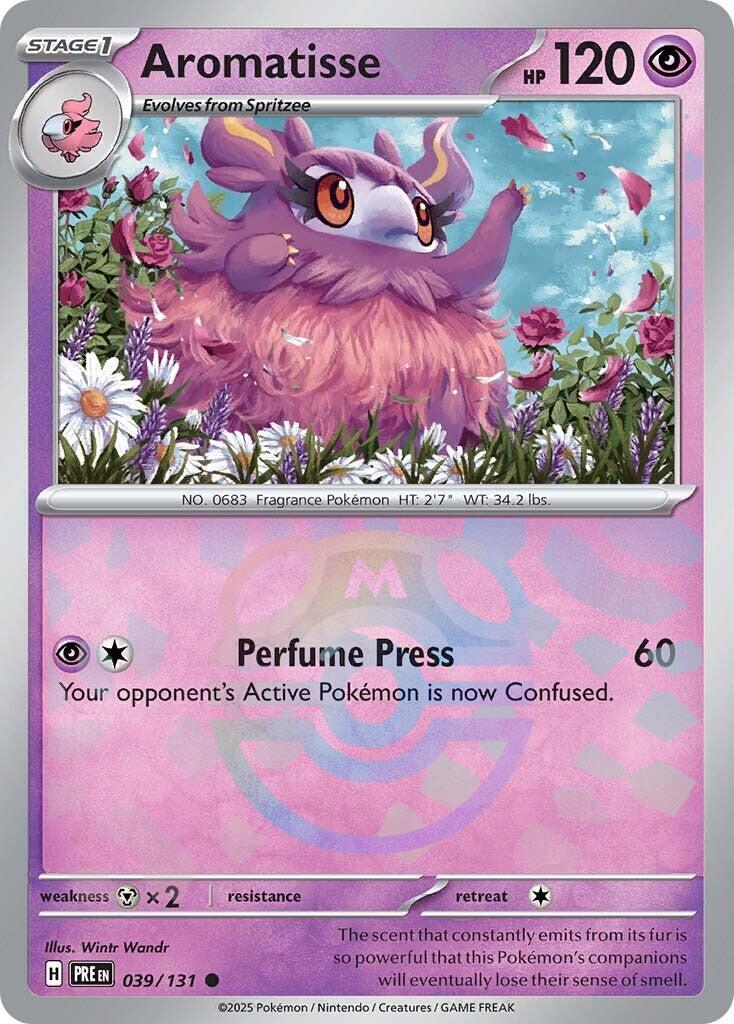 Aromatisse (039/131) (Master Ball Pattern) [Scarlet & Violet: Prismatic Evolutions] | GnG Games
