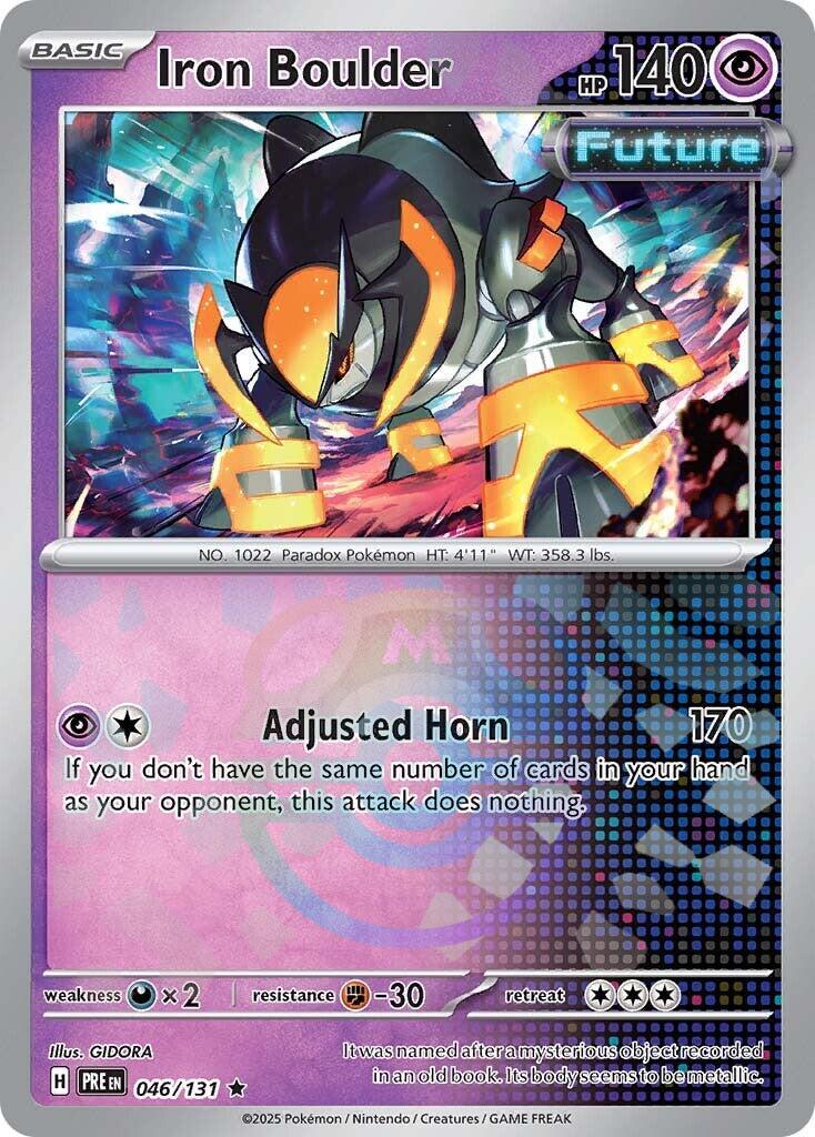 Iron Boulder (046/131) (Master Ball Pattern) [Scarlet & Violet: Prismatic Evolutions] | GnG Games