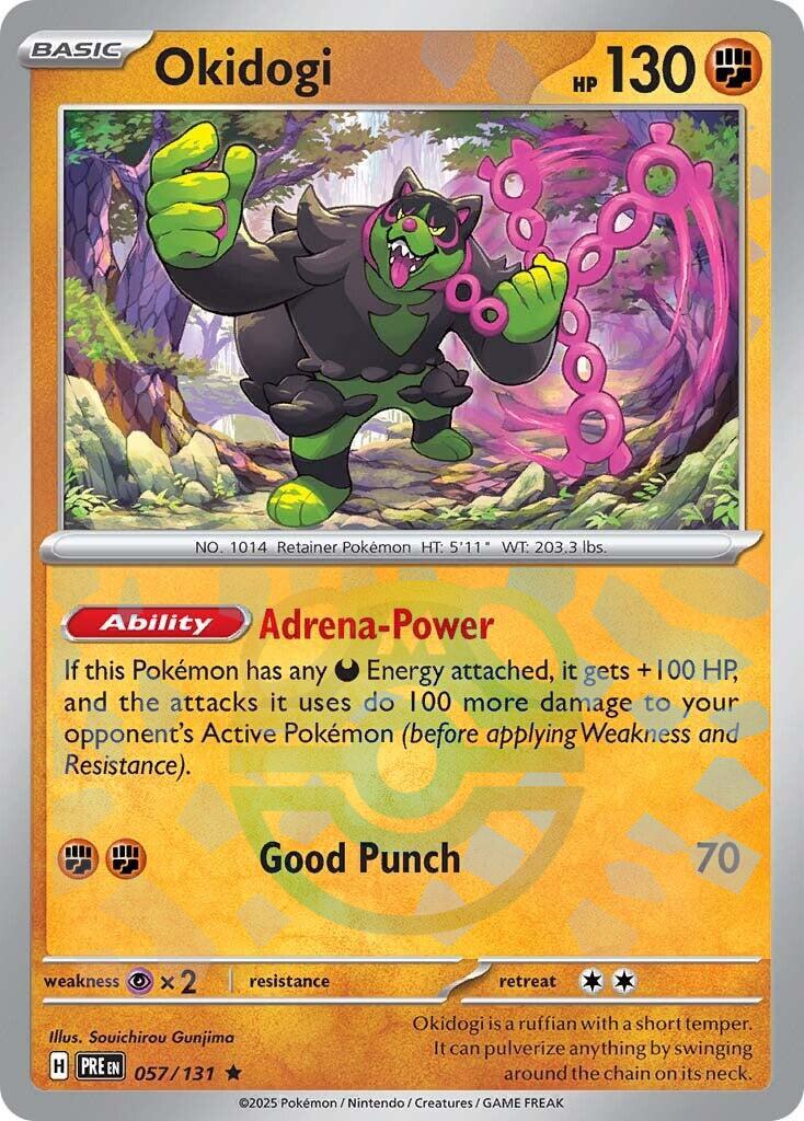 Okidogi (057/131) (Master Ball Pattern) [Scarlet & Violet: Prismatic Evolutions] | GnG Games