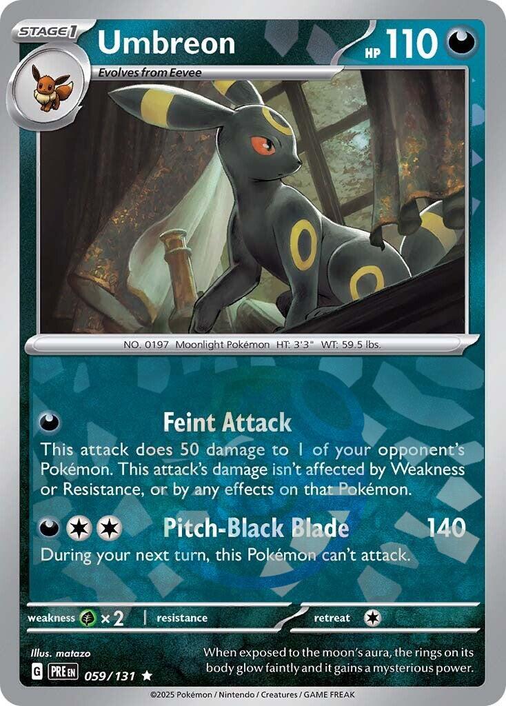 Umbreon (059/131) (Master Ball Pattern) [Scarlet & Violet: Prismatic Evolutions] | GnG Games