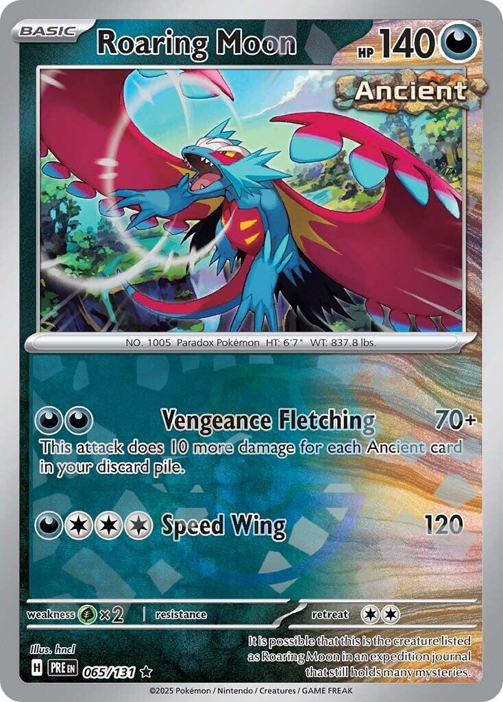 Roaring Moon (065/131) (Master Ball Pattern) [Scarlet & Violet: Prismatic Evolutions] | GnG Games