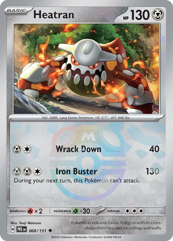 Heatran (068/131) (Master Ball Pattern) [Scarlet & Violet: Prismatic Evolutions] | GnG Games