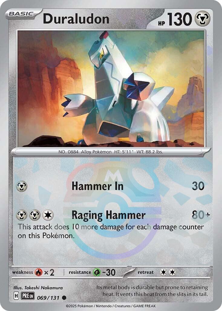 Duraludon (069/131) (Master Ball Pattern) [Scarlet & Violet: Prismatic Evolutions] | GnG Games