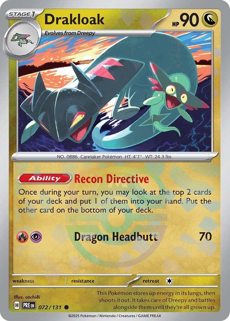 Drakloak (072/131) (Master Ball Pattern) [Scarlet & Violet: Prismatic Evolutions] | GnG Games