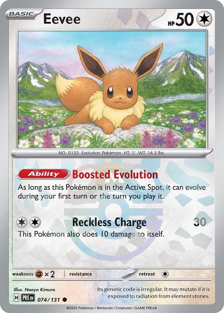 Eevee (074/131) (Master Ball Pattern) [Scarlet & Violet: Prismatic Evolutions] | GnG Games