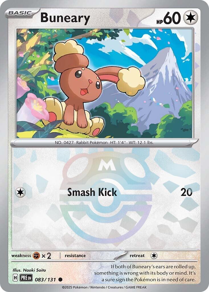 Buneary (083/131) (Master Ball Pattern) [Scarlet & Violet: Prismatic Evolutions] | GnG Games