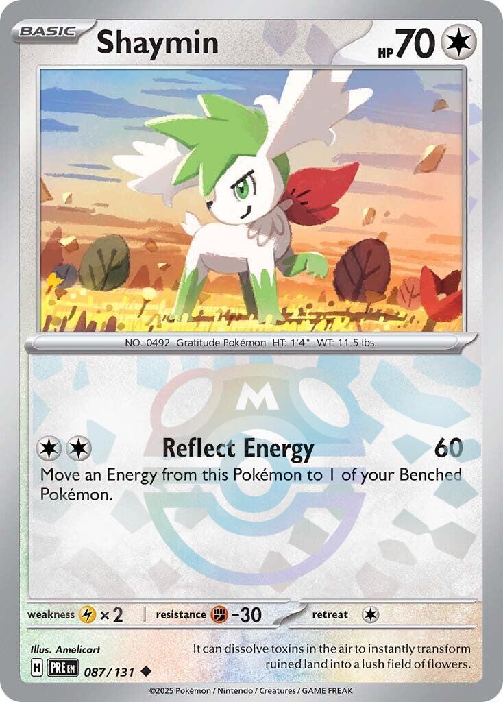 Shaymin (087/131) (Master Ball Pattern) [Scarlet & Violet: Prismatic Evolutions] | GnG Games