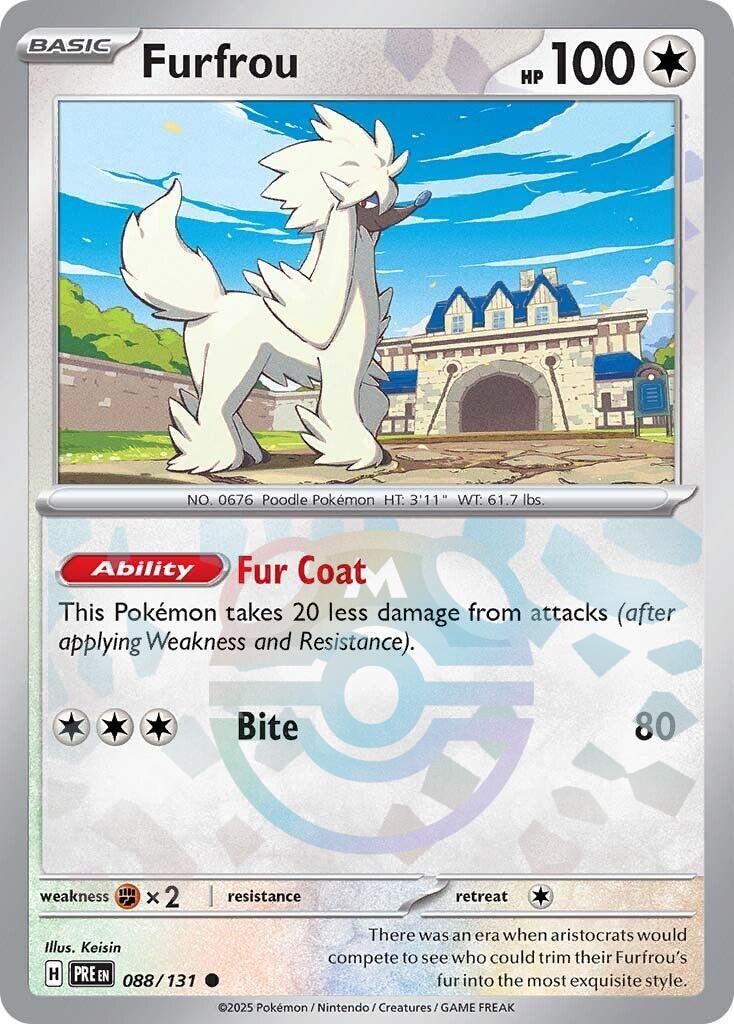 Furfrou (088/131) (Master Ball Pattern) [Scarlet & Violet: Prismatic Evolutions] | GnG Games