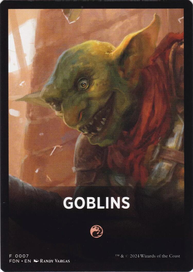 Goblins Theme Card [Foundations Tokens] | GnG Games