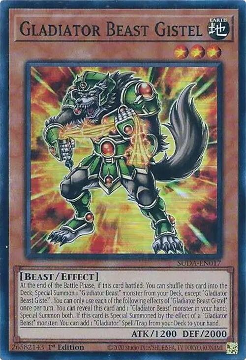 Gladiator Beast Gistel [SUDA-EN017] Super Rare | GnG Games