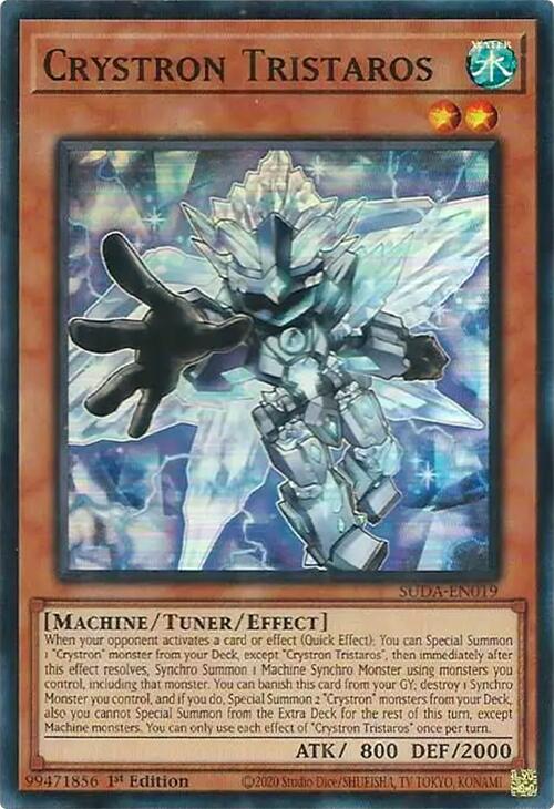 Crystron Tristaros [SUDA-EN019] Super Rare | GnG Games