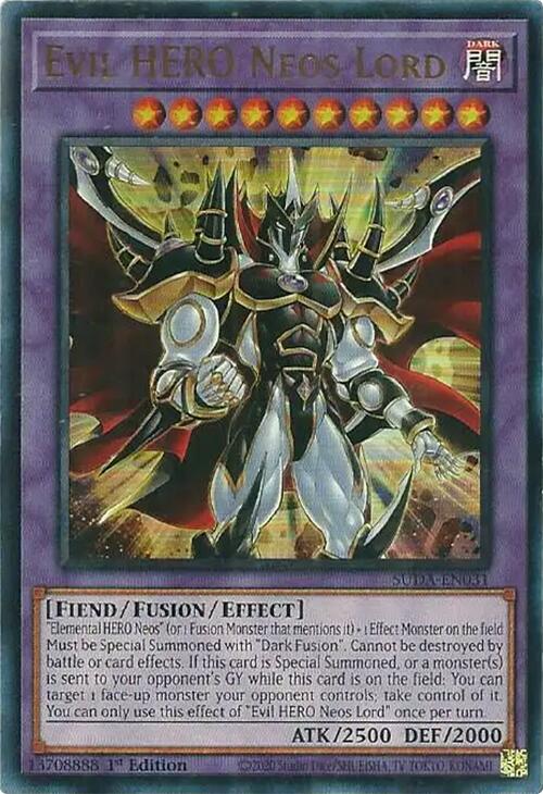 Evil HERO Neos Lord [SUDA-EN031] Ultra Rare | GnG Games