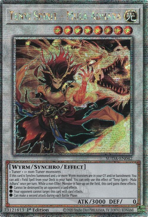 Tenyi Spirit - Mula Adhara (Quarter Century Secret Rare) [SUDA-EN042] Quarter Century Secret Rare | GnG Games