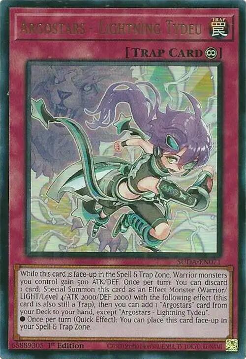 Argostars - Lightning Tydeu [SUDA-EN071] Ultra Rare | GnG Games