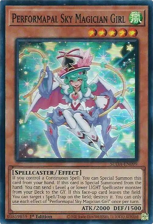 Performapal Sky Magician Girl [SUDA-EN099] Super Rare | GnG Games