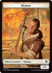 Spirit // Human (0002) Double-Sided Token [Innistrad Remastered Tokens] | GnG Games