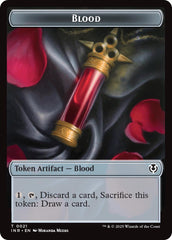 Blood // Clue Double-Sided Token [Innistrad Remastered Tokens] | GnG Games