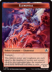 Elemental // Human (0014) Double-Sided Token [Innistrad Remastered Tokens] | GnG Games