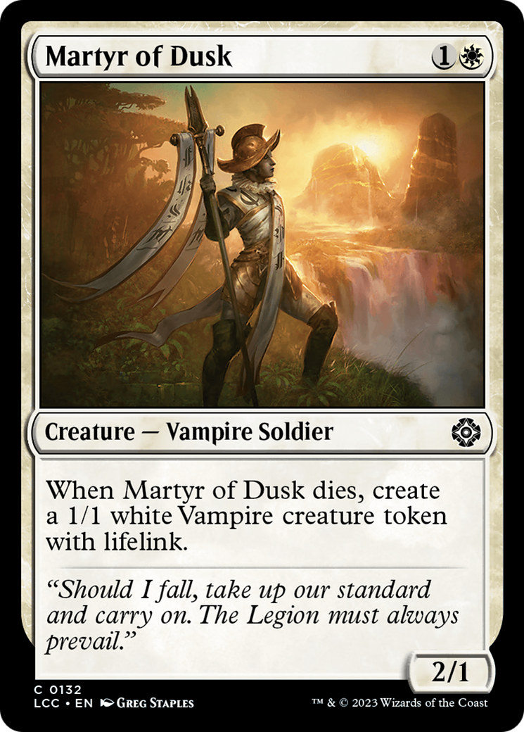 Martyr of Dusk [The Lost Caverns of Ixalan Commander] | GnG Games