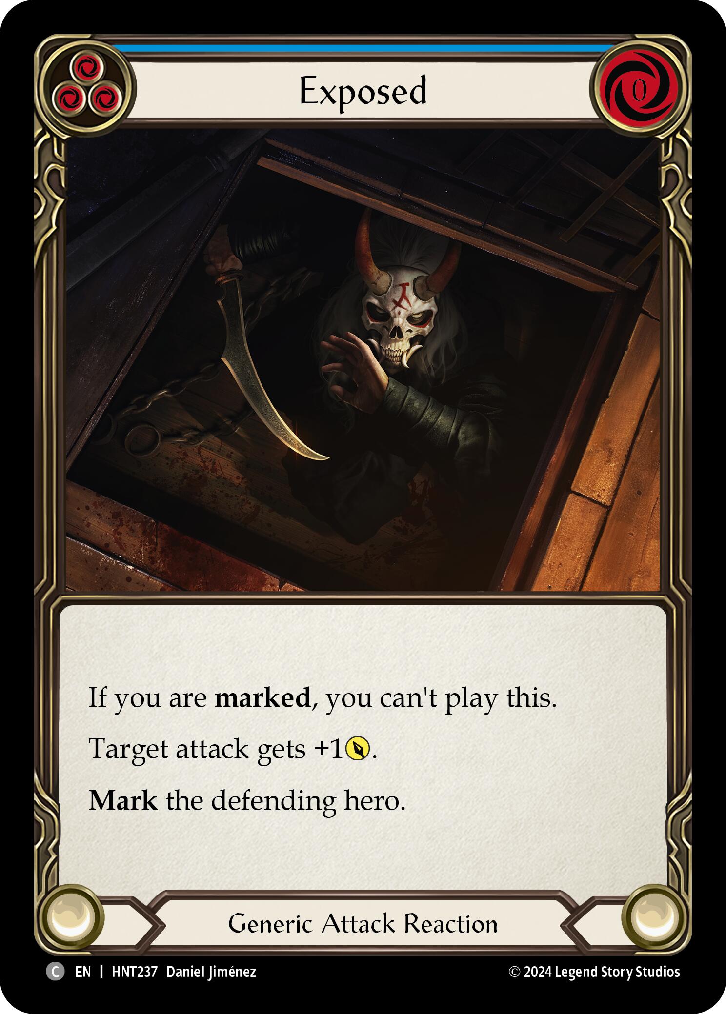 Exposed (Blue) [HNT237] (The Hunted) | GnG Games